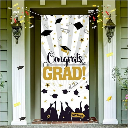 2021 Graduation Party Decorations, Large Fabric Congrats Graduation Sign Door Cover Graduation Party Banner Photo Booth Backdrop Background for 2021 Grad Indoor/Outdoor Party Supplies (White) | Walmart Canada 2021 Graduation Party Decorations, Large Fabric Congrats Graduation Sign Door Cover Graduation Party Banner Photo Booth Backdrop Background For 2021 Grad Indoor/Outdoor Party Supplies (White) | Walmart Canada