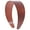 Brown, variant on Orange 2 inch Hard Plastic Headband with Teeth Women and Girls Wide Hair Band