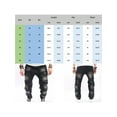 thumbnail image 3 of GXFC Men Straight Leg Jeans Ripped Relaxed Fit Jeans Hip Hop Denim Streetwear, 3 of 8