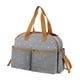 thumbnail image 3 of Bolsa organizadora de pañales, elegante, bolso de mano, multifunción, bolsa de pañales de viaje para bebé, bolsa de pañales para viajes, biberón para Gris, 3 of 8