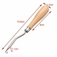 thumbnail image 5 of KRONDO Angled Wooden Handle Crochet Hook Set - 3 Pack for Tapestry & Knitting Crafts, 5 of 13