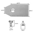 thumbnail image 3 of 30 Lames de Tondeuse avec Vis - Acier Inoxydable Renforcé de Rechange, 3 of 5