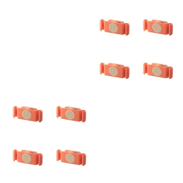 Organizador de cables Toystoory 4 piezas autoadhesivo para electrodomésticos Naranja 2Conjunto