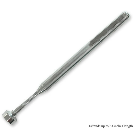 TRUVUE 23" (58.4 cm) Flexible Head Telescopic Magnet | 5 lbs. (2.3 kg) Lifting Capacity | Bend & Hold Mechanism | Compact Storage