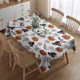 thumbnail image 2 of Classic Elements Halloween Pattern Rectangle Tablecloth 60"x84",Waterproof Polyester Rectangle Table Cloth, Wipeable Spillproof Polyester Tablecloth for Dining, Camping, Indoor and Outdoor, 2 of 5