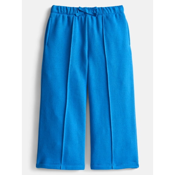 Wonder Nation Toddler Girls Fleece Pintuck Sweatpants, Sizes 12M-5T