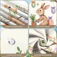 thumbnail image 4 of Pastel Color Easter Banner Floral Wreath Design Rabbit Backdrop Rabbit Pattern Spring Themed Easter Background for Easter Party Spring Celebration Indoor Decoration, 4 of 9