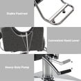 thumbnail image 5 of BarberPub Classic Barber Chair Reclining for Hair Stylist Spa Salon Styling Beauty Equipment 9180, 5 of 8