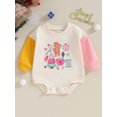 thumbnail image 2 of Liacowi Baby Girls Boys Christmas Onesie Infant Long Sleeve Crew Neck Letter Print Romper Bodysuits 6M 12M 18M 24M Newborn Spring Autumn Christmas Clothes, 2 of 9