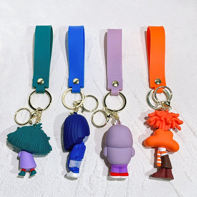 Llavero creativo de dibujos animados para coche, accesorio con colgante de equipo de Agente Especial, bolsa, regalo de Navidad, 2