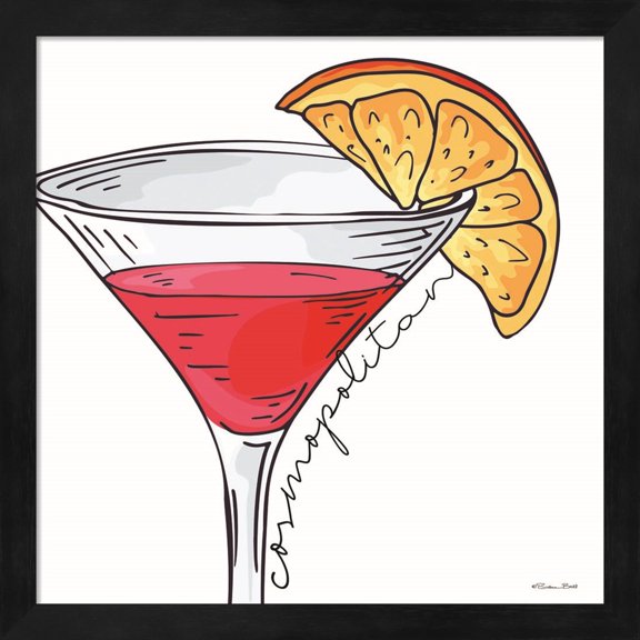 Great Art Now Cosmopolitan by Susan Ball, Framed Wall Art, 13.25W x 13.25H