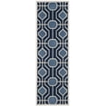 thumbnail image 2 of Safavieh Amherst Vivian Geometric Runner Rug, Light Blue/Navy, 2'3" x 7', 2 of 9