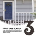 thumbnail image 3 of Cast Iron Decorative Door Numbers Metal Numbers DIY Door Address Number 3, 3 of 6