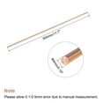 thumbnail image 2 of Uxcell 4mm Dia. 300mm Length Solid Copper Round Rod Lathe Bar Stock for DIY Craft, 2 of 4