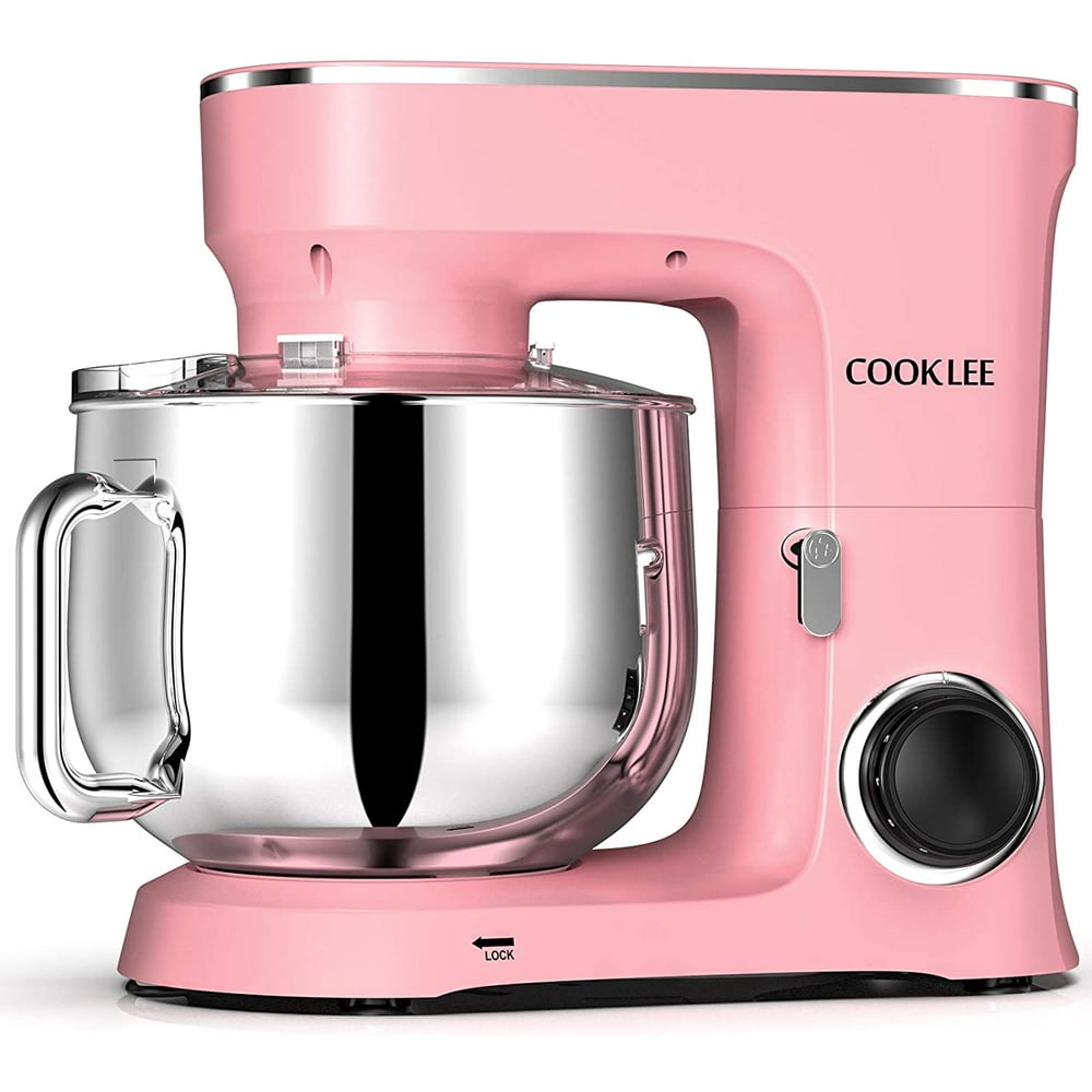 COOKLEE Stand Mixer, 9.5 Qt. 660W 10-Speed Electric Kitchen Mixer with