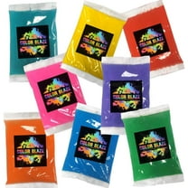 Color Blaze Holi Colored Powder 8 Individual Color Packets (1 Packet of Each Color)