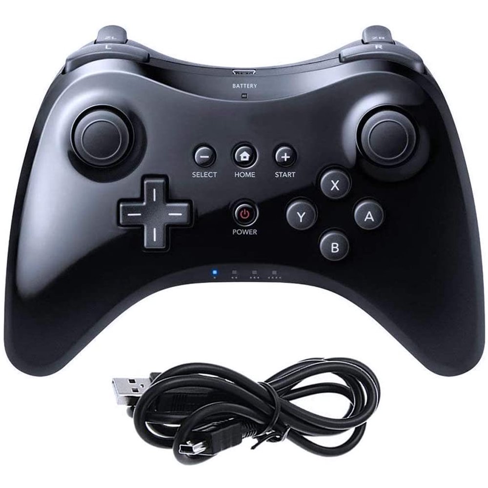 LUXMO Wii U Wireless Pro Controller Dual Analog Remote Gamepad for Wii