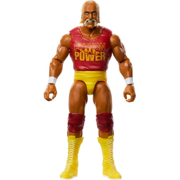 WWE Hulk Hogan Action Figure, 6-inch Collectible Superstar with Articulation & Life-Like Look
