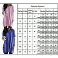thumbnail image 2 of Plus Size Pull à Manches Longues pour Femmes Hauts Longs Décontractés Chandails en Molleton T-Shirts, 2 of 2