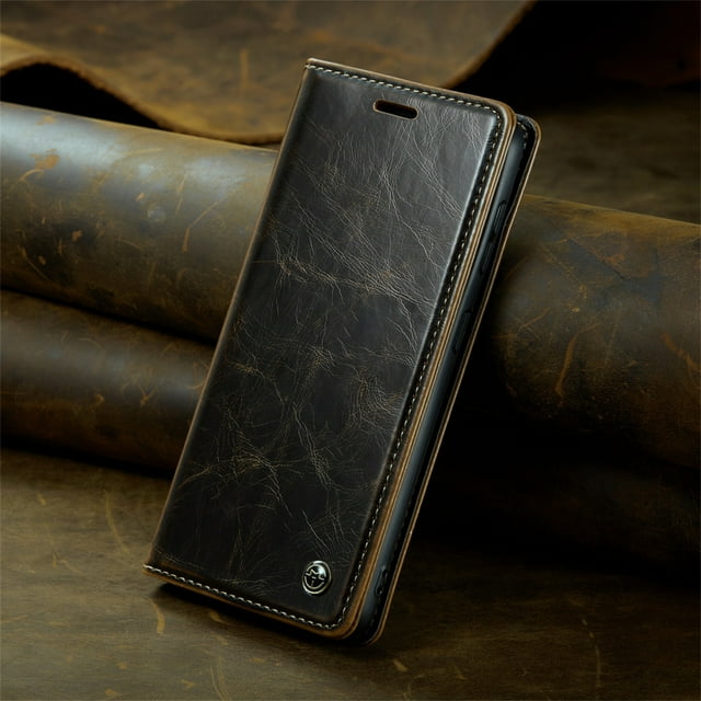 Luxury Magnetic Card Holder Leather Wallet Case for Samsung Galaxy S Series - All-Round Protection