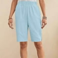 thumbnail image 5 of Neewe Womens Shorts 2025 Comfy Summer Drawstring High Waist Cotton Shorts for Women Trendy, 5 of 9