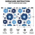 thumbnail image 2 of Blackout Kids Curtains,Blue Pioneer Flower Childrens Insulated Curtains Set Of 2,Bedroom Essentials,Toddler Room Decor 42x54in(106x137cm), 2 of 4