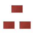 thumbnail image 3 of kurtrusly PVC Leaf Pattern Placemats Plate Mats Pad Place Mat Drink Cup Coasters Rectangle Insulation Kitchen Decor 45X30cm Red leaf 3Set, 3 of 6