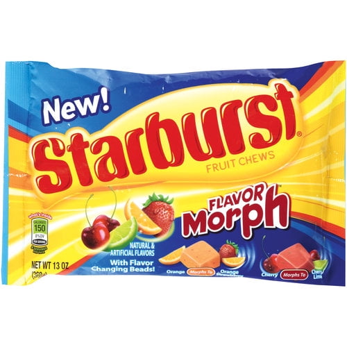 Starburst Fruit Chews Flavor Morph Candy, 13 Oz.