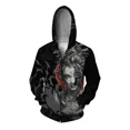 thumbnail image 3 of Sudaderas de otoño para hombre, ropa informal para hombre, sudaderas con cremallera, sudaderas con estampado de personajes Ai, ropa Y2k, sudaderas de moda para hombre, 3 of 5