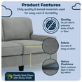 thumbnail image 3 of Serta RTA Palisades Collection 61" Loveseat, Multiple Colors, 3 of 16