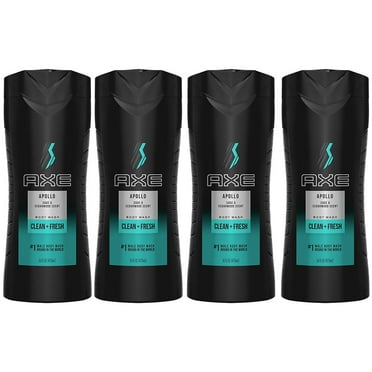 Pack of (4) AXE Body Wash for Men, Apollo, 16 Fl Oz