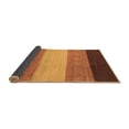 thumbnail image 2 of Ahgly Company Indoor Round Abstract Brown Modern Area Rugs, 3' Round, 2 of 4