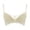 Beige, variant on Womens Trendy Solid Lifting Gathered Structure Soft Support Everyday Bras