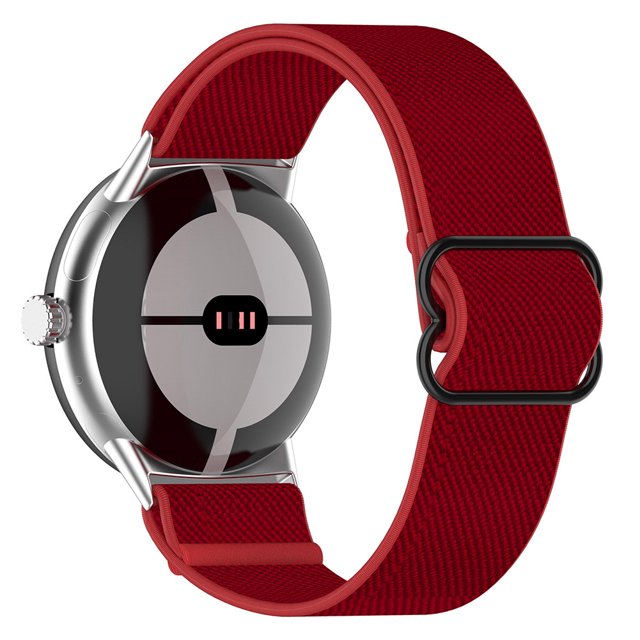 Correa de muñeca de repuesto de nailon para reloj deportivo para Google Pixel Watch (rojo) Likrtyny Para estrenar