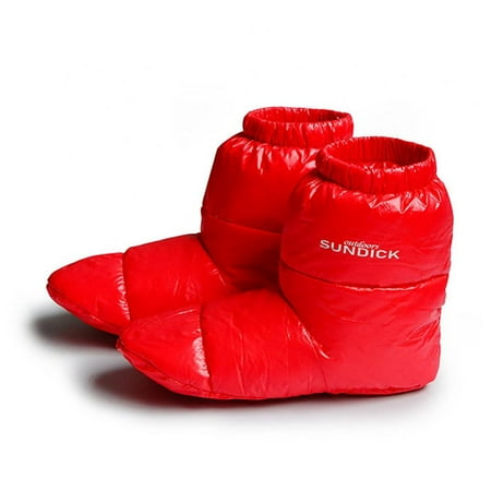 

Down Booties Warm Socks Outdoor Warm Down Foot Cover Winter Thermal Foot Warmer Outdoor Camping Sleeping Bag Tent Slippers Water-Resistant Warm Socks for Men Women