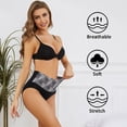 thumbnail image 7 of Womens Underwear Cotton Tummy Control High Waisted Underwear Soft Breathable Full Coverage Panties 8pack, 7 of 7