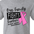 thumbnail image 4 of Inktastic Our Family Fights Together Breast Cancer Awareness Youth T-Shirt, 4 of 5