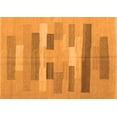 thumbnail image 1 of Ahgly Company Indoor Rectangle Abstract Orange Contemporary Area Rugs, 2' x 4', 1 of 1