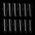 thumbnail image 2 of 240pcs/Box Full Cover Fake Artificial Nail Tips Nail Art Tool (Transparent), 2 of 10