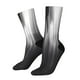 thumbnail image 1 of Balery Monochrome Abstract Lines Calcetas Largas con Estampado para Hombre y Mujer – Suaves y Transpirables, Talla Única (US 5-11), 1 of 6