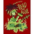 thumbnail image 2 of Men's The Simpsons Bart and Sideshow Bob Wanted! Dead or Alive Graphic Tee Red X Large, 2 of 5
