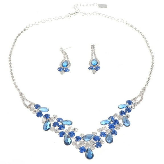 Rhinestone Necklace Set
