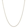 thumbnail image 3 of Primal Gold 14 Karat Rose Gold 0.7mm Ropa Chain Necklace, 3 of 9