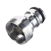 Unique Bargains Brass Faucet Tap Quick Connector M22 M24 Thread Hose Pipe Adapter Fitting for Dishwasher Washing Machine