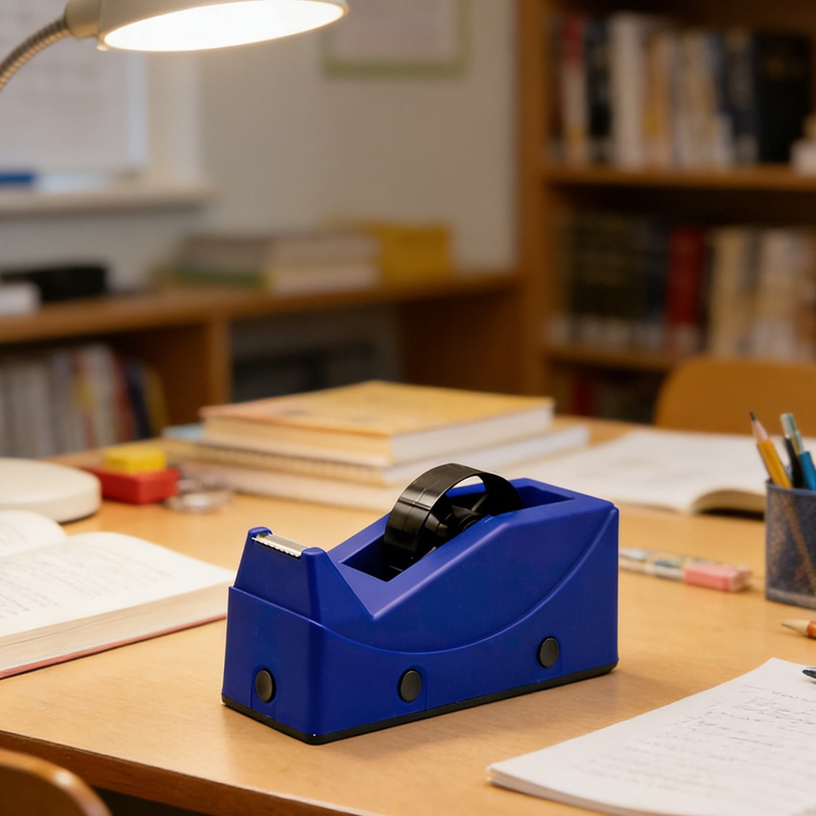 Tape Dispenser Equipped with Antiskid Base and Blades Smooth Rollers, Suitable for Tapes Width within 25mm