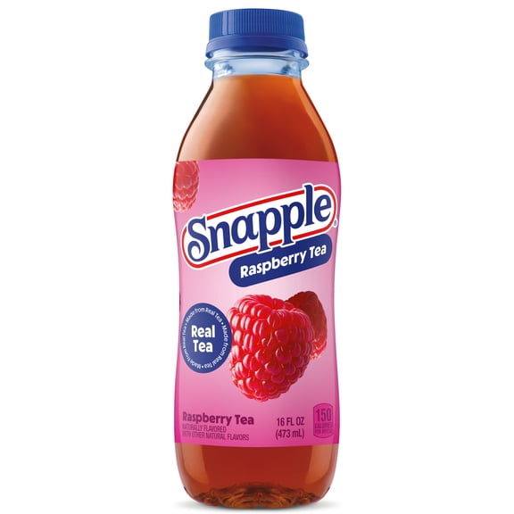 Snapple Raspberry Tea, 16 fl oz recycled plastic bottle