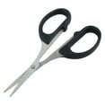 thumbnail image 1 of Unique Bargains Black Plastic Handle Eyebrow Shear Trimming Scissors, 1 of 1