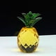 thumbnail image 5 of Billuyoard Exquisita decoración de piña de cristal amarillo amarillo para sala de estar o gabinete de vino regalo de boda amarillo Type3 NO3, 5 of 6