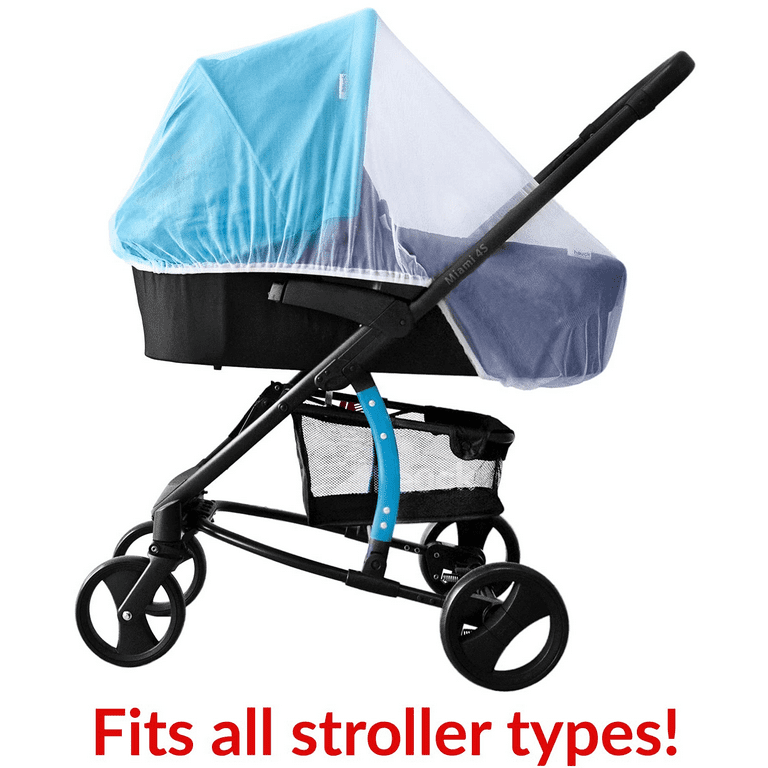 2-Pack of Universal Mosquito Nets for Strollers, Joggers