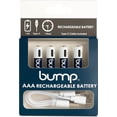 thumbnail image 3 of BUMP AAA Rechargeable Batteries - 4 Pack - Lithium Ion, High Output, Fast & Long Lasting USB-C Charge, Use w/Remote Control, Battery Operated Toys, Keyboard, Wireless Mice, Charger Cable Included, 3 of 5